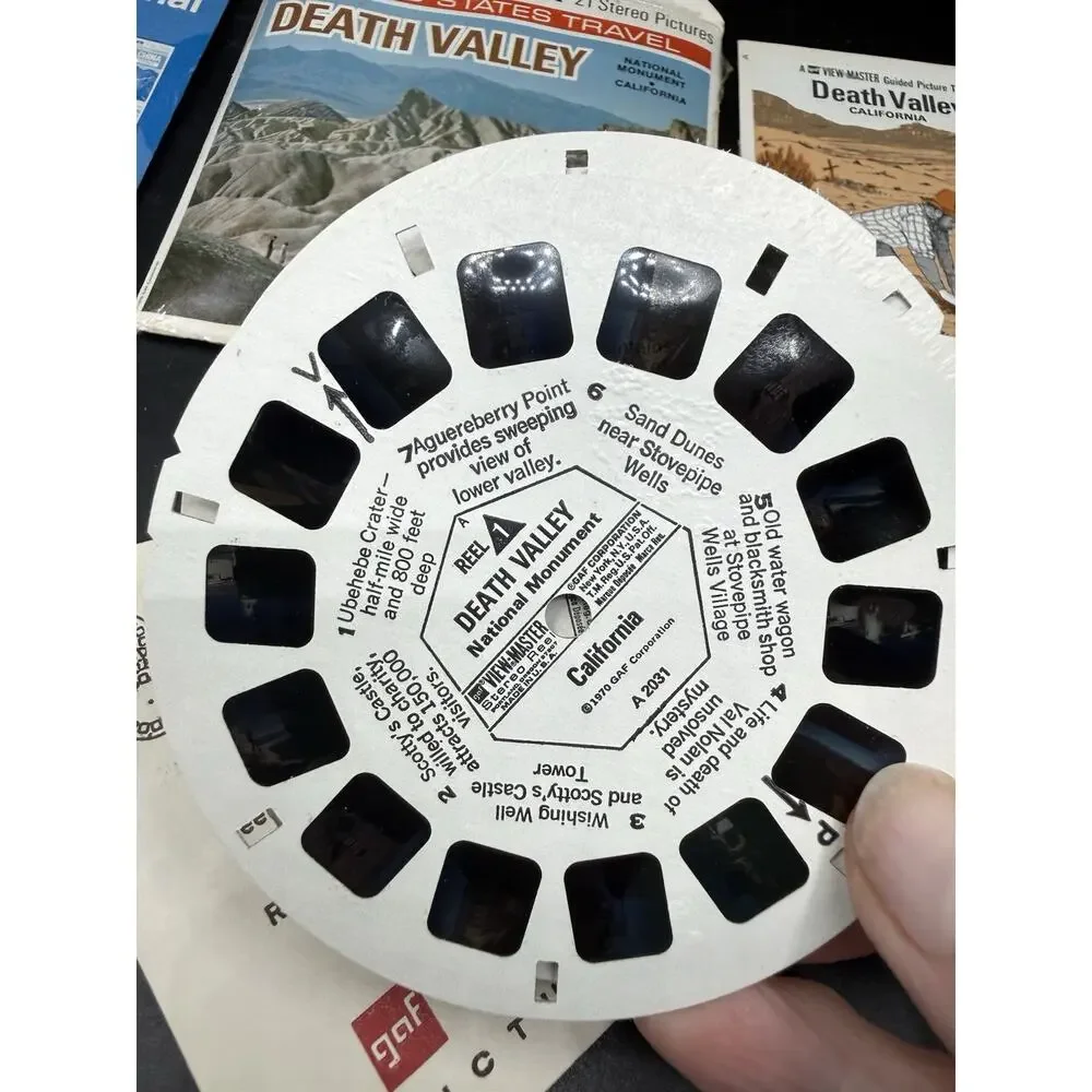 1970 GAF View-Master Death Valley National Monument California 3 Reel Pack